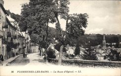 CPA Plombieres Les Bains La Route D'Epinal