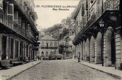 CPA Plombieres Les Bains rue Stanislas