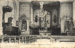 CPA Serocourt Interieur De L'Eglise