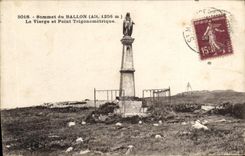 CPA Sommet Du Ballon La Vierge Et Point Trigonometrique
