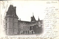 CPA Chateau De Bourlemont Facade Principale