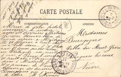 CPA Martigny Les Bains Pont Sur L'Etang Et Le Kiosque