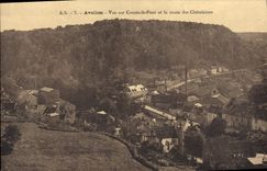 CPA Avallon Vue Sur Cousin Le Pont Et La Route Des Chatelaines