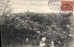 CPA Avallon Vue Generale Sur La Ville Et Le faubourg de cousin-la-roche