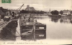 CPA Auxerre Les Bords De I'Yonne au Moulin du Batardeau
