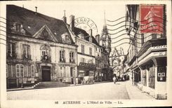 CPA Auxerre L'Hotel De Ville