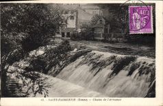 CPA Saint Florentin Chutes De I'Armance