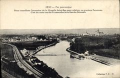 CPA Sens Vue Panoramique Nous Conseillons I'Ascension