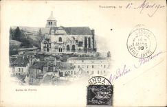 CPA Tonnerre Eglise St Pierre