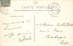 CPA Tonnerre Cascade Sur I'Armançon