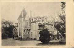 CPA Villeneuve Sur Yonne Chateau Du Champ Du Guet