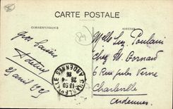 CPA Bleneau Le Château