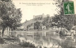 CPA DRUYES-les-BELLES-FONTAINES L'ancien Château