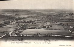 CPA Saint Pere Sous Vezelay Vue Generale
