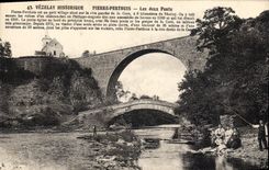 CPA Vezelay Historique Pierre Perthuis Les Deux Ponts