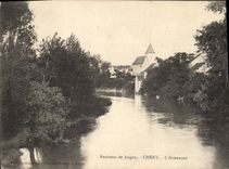 CPA Cheny L'Armancon environs De Joigny