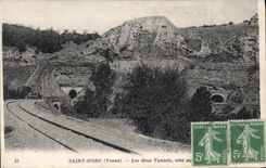 CPA Saint More Les Deux Tunnels