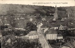 CPA Saint Julien Du Sault Vue Prise De Vauguilain