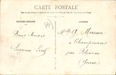 CPA Ancy Le Franc Le Chateau Ensemle Sud Ouest