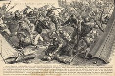 CPA Cravant Episode De La Bataille du 1er août 1423