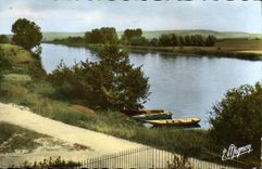 CPA Marsangy Les Bords De I'Yonne