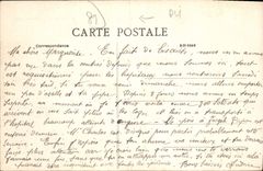CPA Moneteau Entree Du Pays Villa Lucemonde