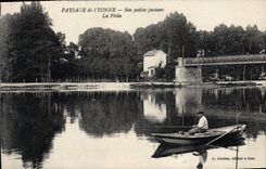 CPA Paysage De I'Yonne Nos Petites Passions La Peche