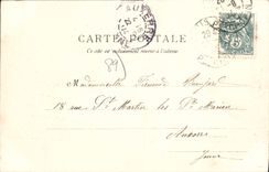 CPA Pont De Villevallier Vu De Travers