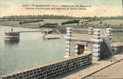 CPA St Fargeau Reservoir Du Bourdon Cabine D'Amorçage des siphons