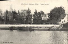 CPA Moneteau Chateau De Colbert Vue Prise Du Pont