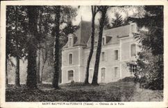 CPA Saint Sauveur En Puisaye Chateau De La Folie