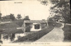 CPA Briennon Le Pont Et Les Bords Du Canal