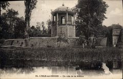CPA L'Isle Sur Serein Un Coin De La Riviere