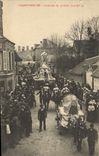 CPA Champignelles Cavalcade Du 10 avril 1910