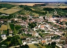 CPSM Bussy En Othe Vue Generale Aerienne