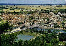 CPSM Coulanges Sur Yonne Vue Generale Aerienne