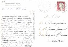 CPSM Arcy Sur Cure Les Deux Tunnels