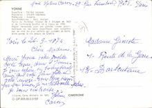 CPSM Yonne Auxerre carte touristique vues diverses