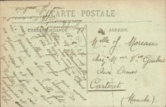 CPA Fontenay St Pere Chateau Du Mesnil