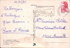 CPSM Aubagne La Maison De Marcel Pagnol jardin centre