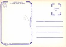 CPSM Cassis Le Port Et Le Quai Des Beaux