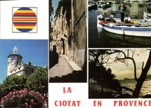 CPSM La Ciotat église préparatifs pour la pêche
