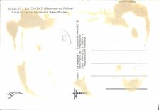 CPSM La Ciotat La Plage Et Le Boulevard Beau Rivage