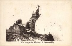 CPA Marseille Un Coup De Mistral