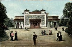 CPA Exposition Coloniale Marseille Vue Des Boutiques 1906