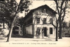CPA Maison De Retraite PLM La Gorge Noire Maseille Facade Nord
