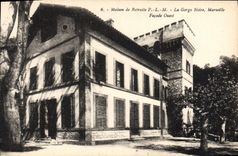 CPA Maison De Retraite PLM La Gorge Noire Maseille Facade Ouest