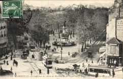 CPA Marseillais Carefour Des Allees De Meilhan Et Des Capucines