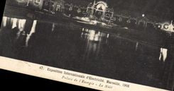 CPA Marseillais Exposition Internationale D'Electricite Palais De I'Energie 1908 la nuit