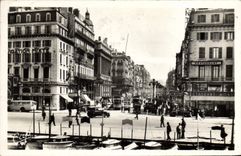CPA Marseille Le Quai Des Belges Et La Canebiere